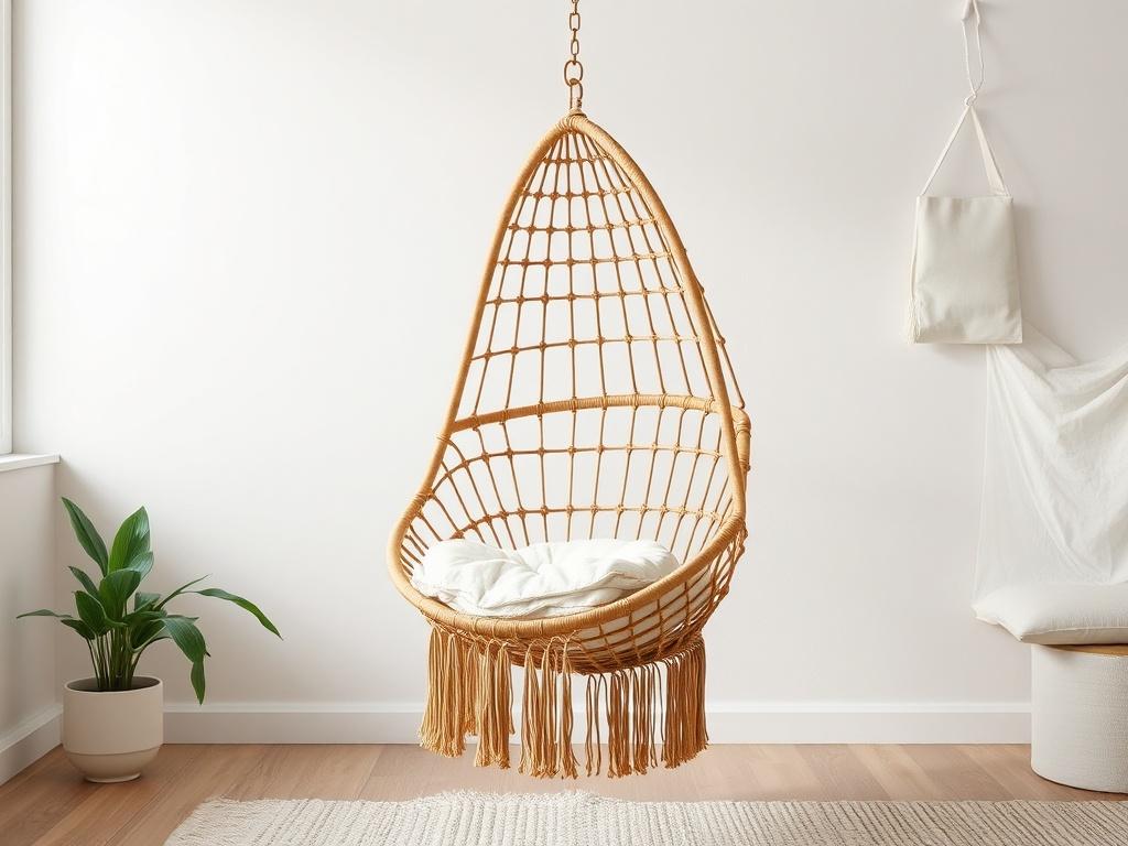 Подвесное кресло без опоры: уют в воздухе своими руками